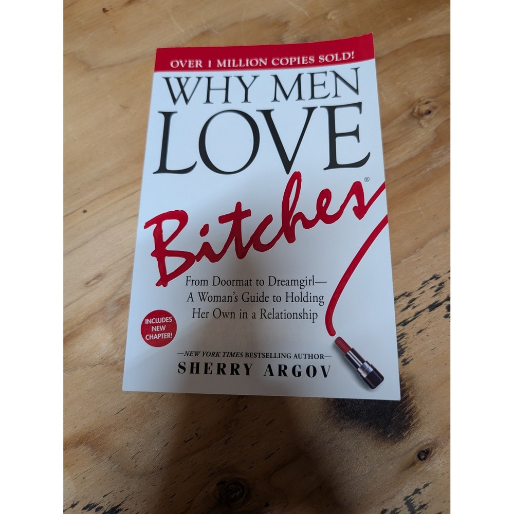 Sherry Argov Why Men Love Bitches Book OS White Excellent Paperback Self-Help